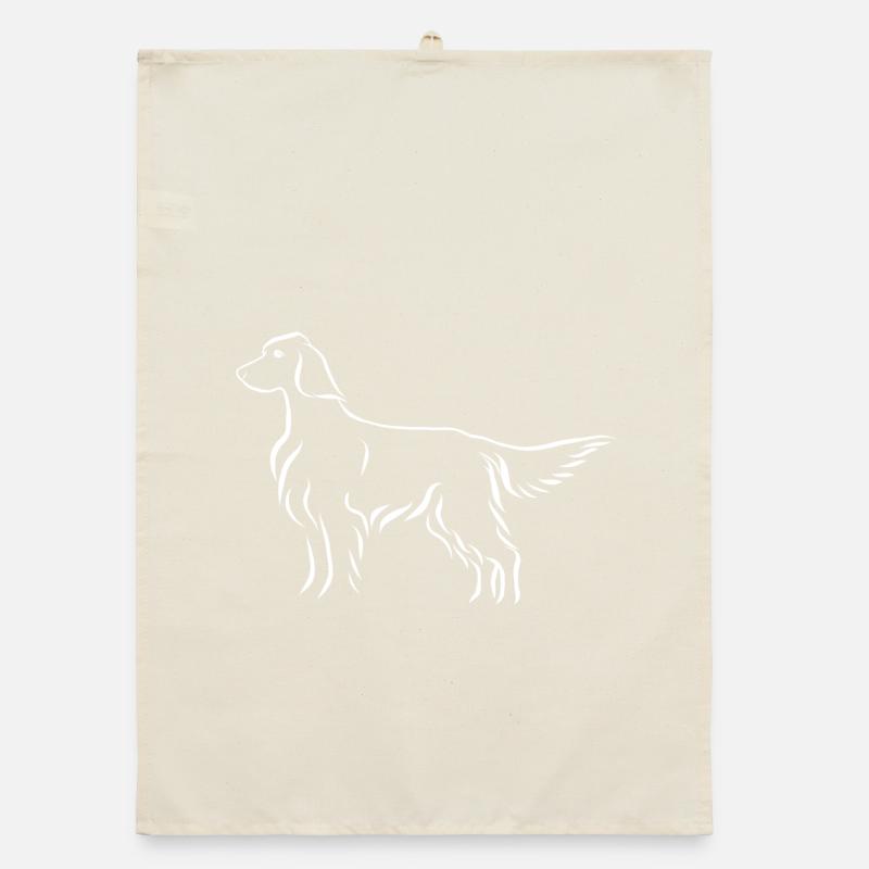 Setter stehend Organic Geschirrtuch