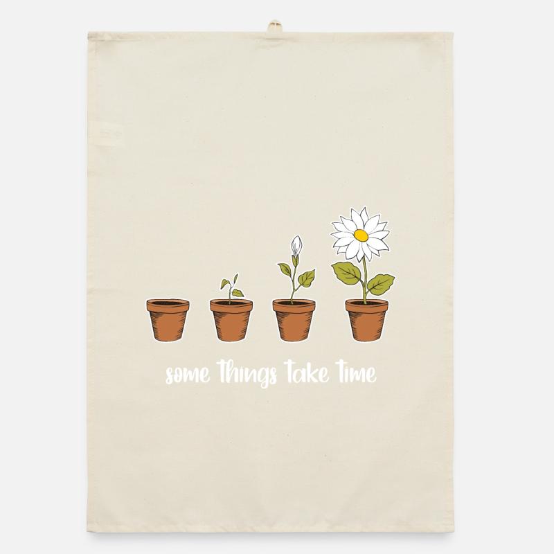 Time (dark) Organic dish towel