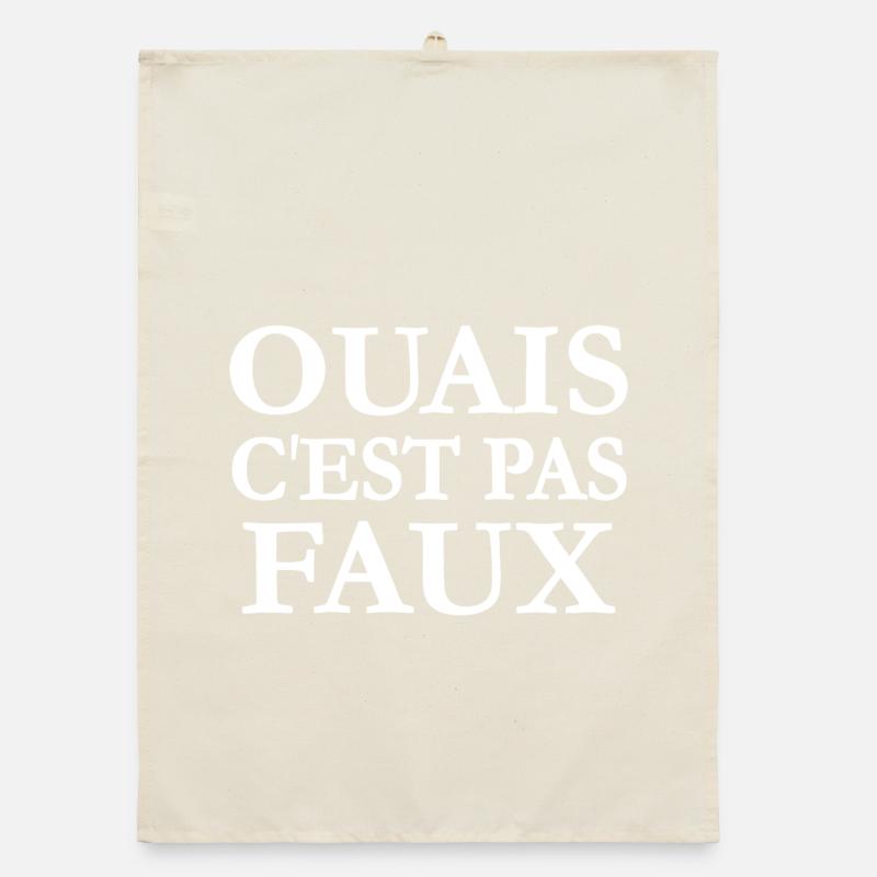 Ouais c'est pas faux Torchon bio