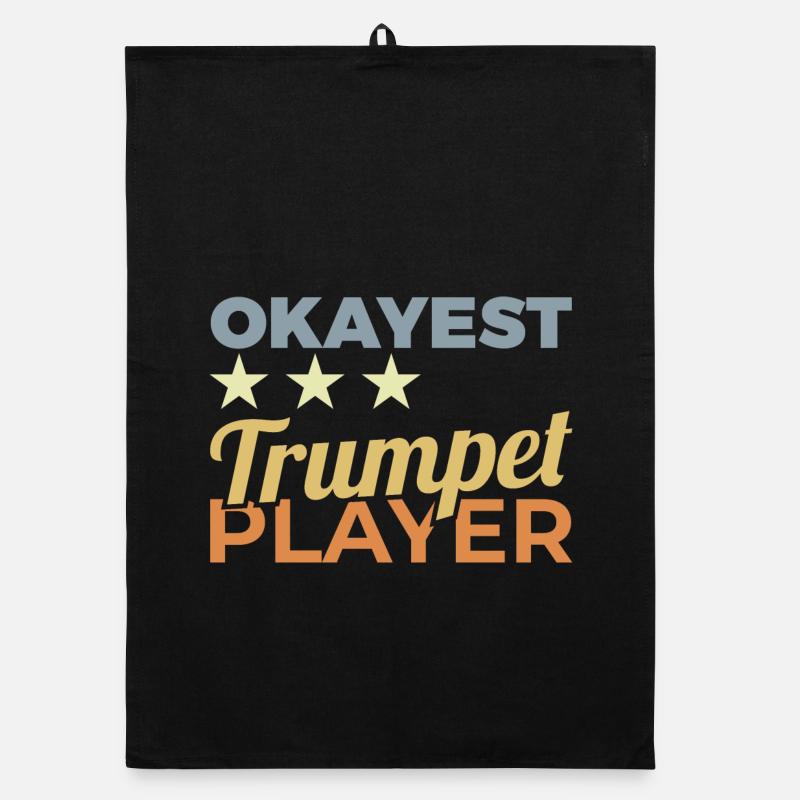 Durchschnittlicher Trompeter Organic Geschirrtuch