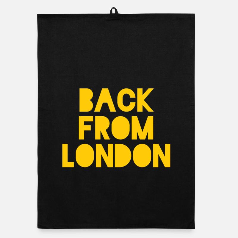 Retour à la conception du skyline de Londres Torchon bio