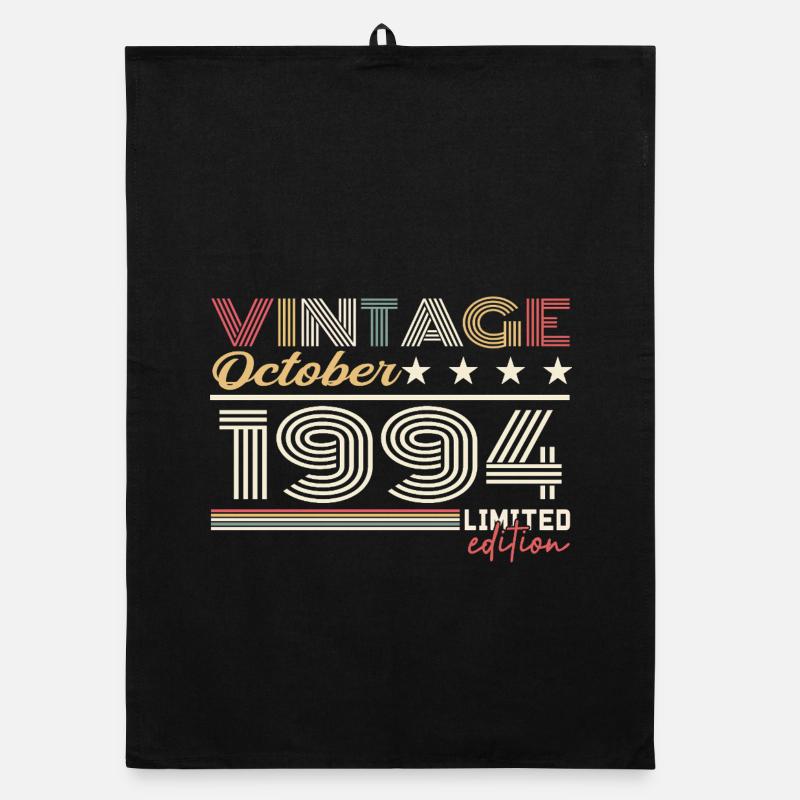 Octobre 1994 rétro anniversaire 1994 Octobre 1994  Torchon bio