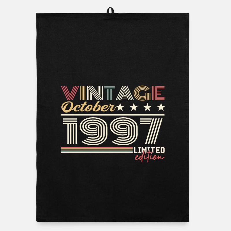 October 1997 Retro Anniversary 1997 October 1997 Organic dish towel