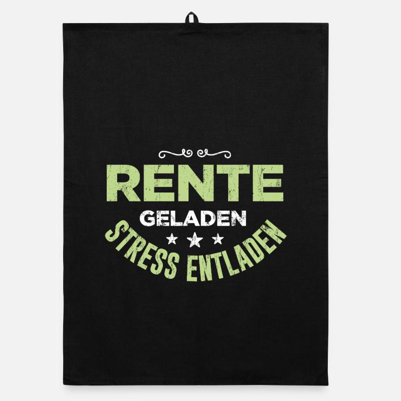 Pension Loaded Retirement Gift Organic dish towel
