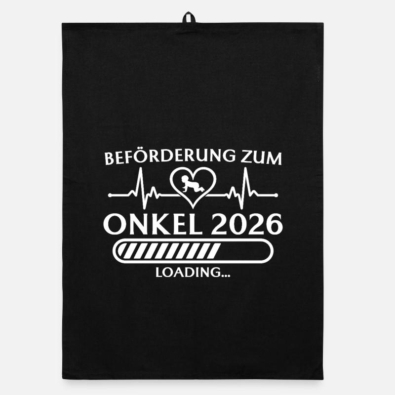 Promotion to Uncle 2026 invites Organic dish towel