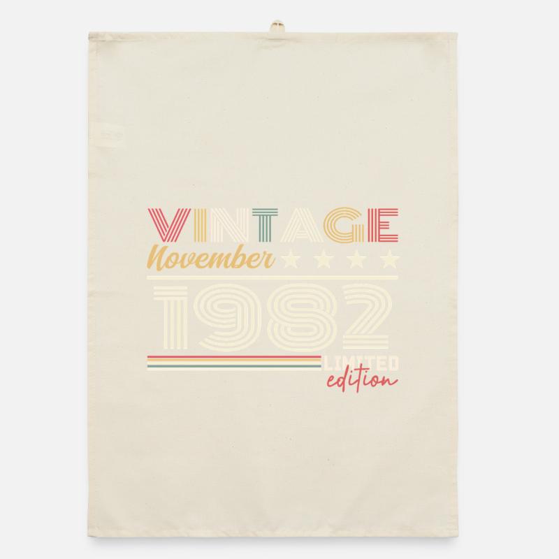 November 1982 Organic Geschirrtuch