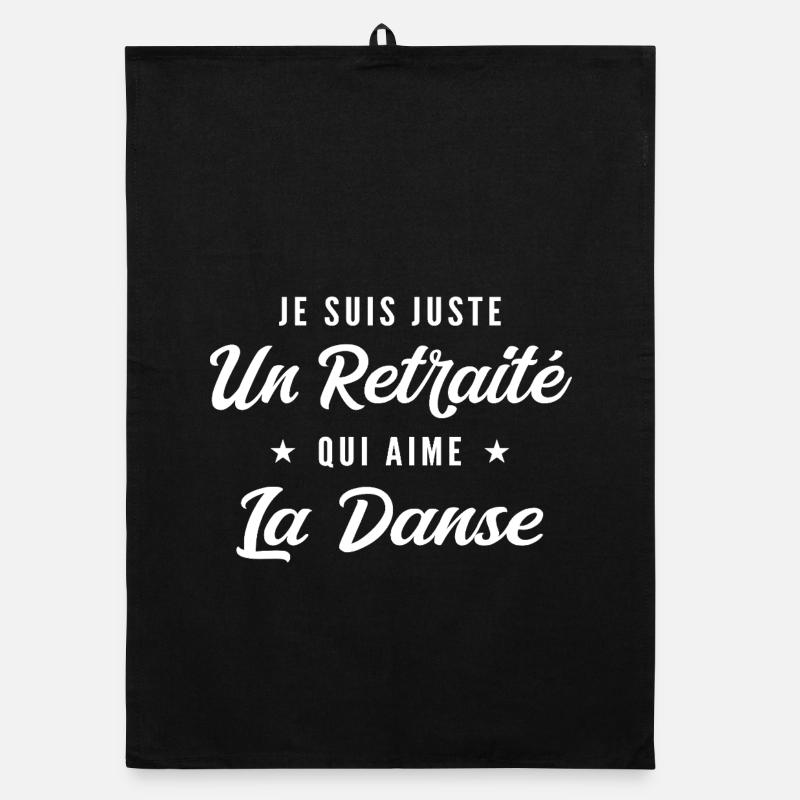 Retired dance enthusiast Organic dish towel