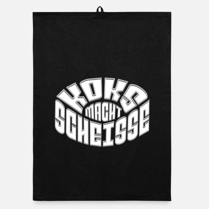 Cocaine makes shit! Organic dish towel