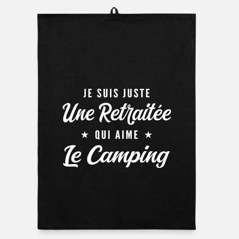 Retired Passion Camping Organic dish towel