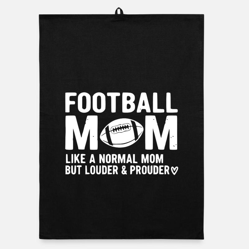 Stolze Lustige Fußball Mama Design Mutter Organic Geschirrtuch