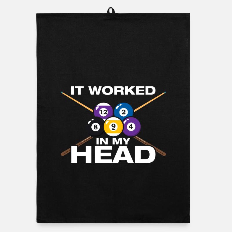 It worked funny billiards billiards player Organic dish towel