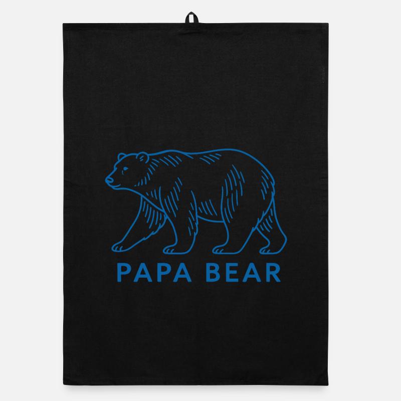 Papa Bear Organic dish towel