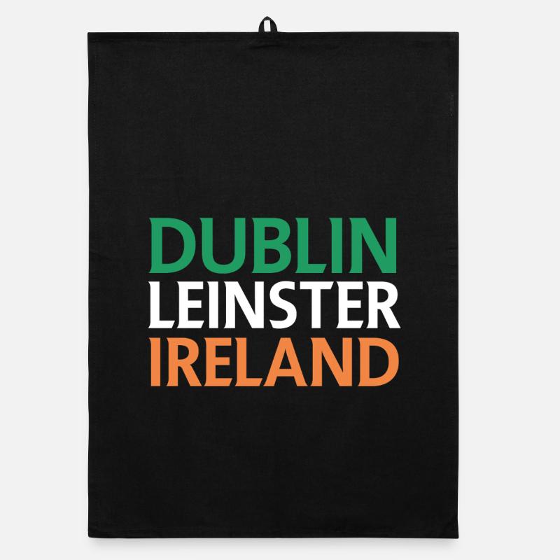 Dublin – Ireland Textdesign Organic dish towel