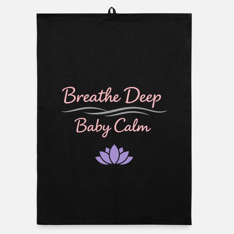 Mère enceinte de yoga prénatal Torchon bio