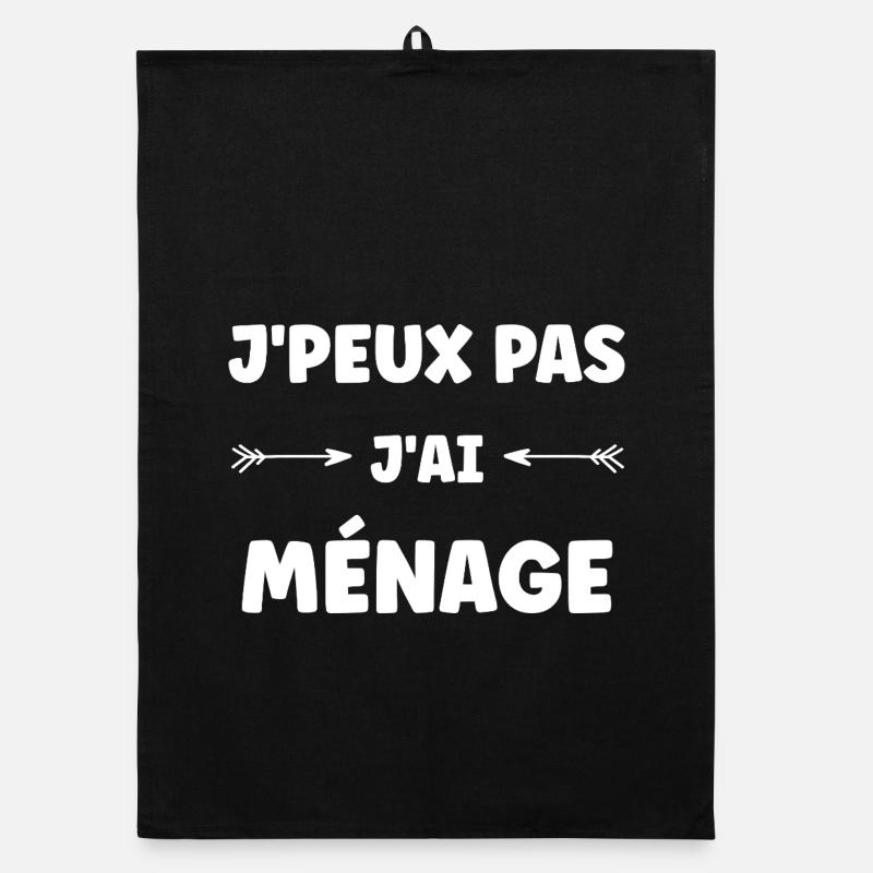 J'peux pas j'ai ménage Torchon bio