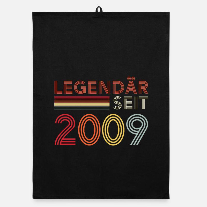 Legendär Seit 2009 Mann Geburtstag Organic Geschirrtuch