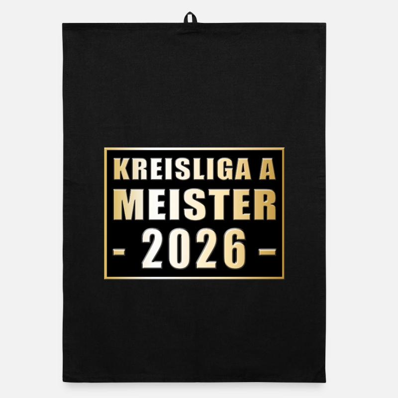 Meister der Kreisliga A 2026 Organic Geschirrtuch