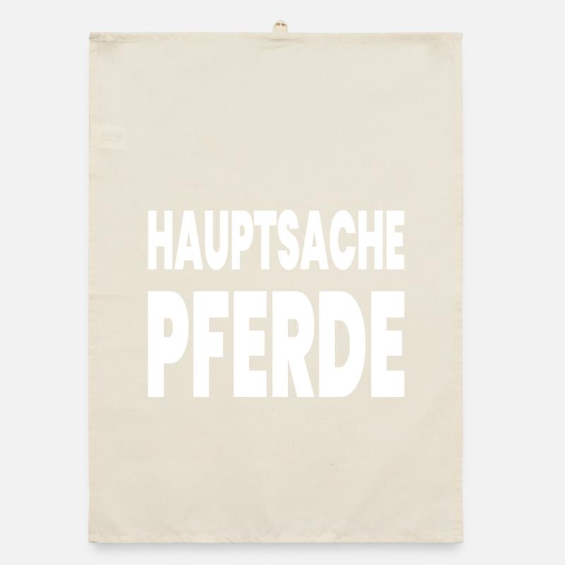 Pferde Organic Geschirrtuch