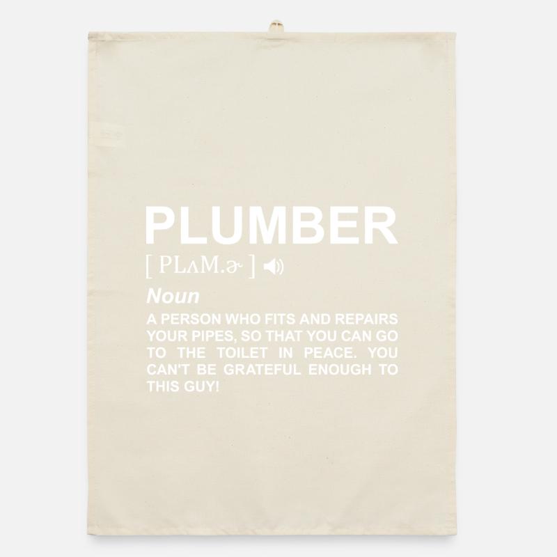 Klempner Definition Organic Geschirrtuch