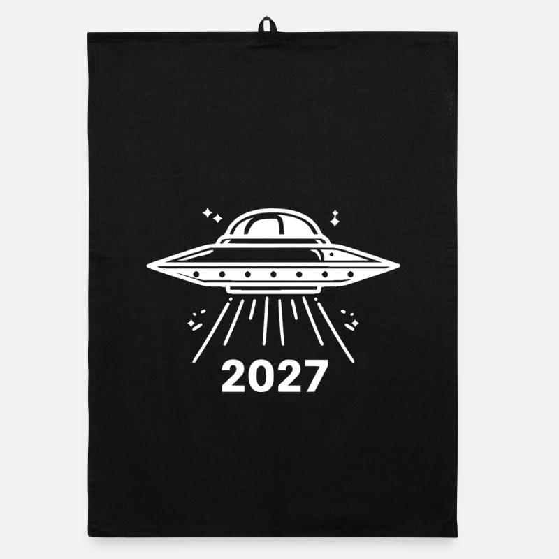 UFO white Organic dish towel