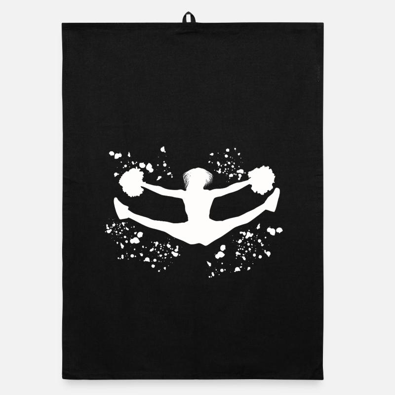 Cheerleader Cheer Mom Cheerleading Organic Geschirrtuch