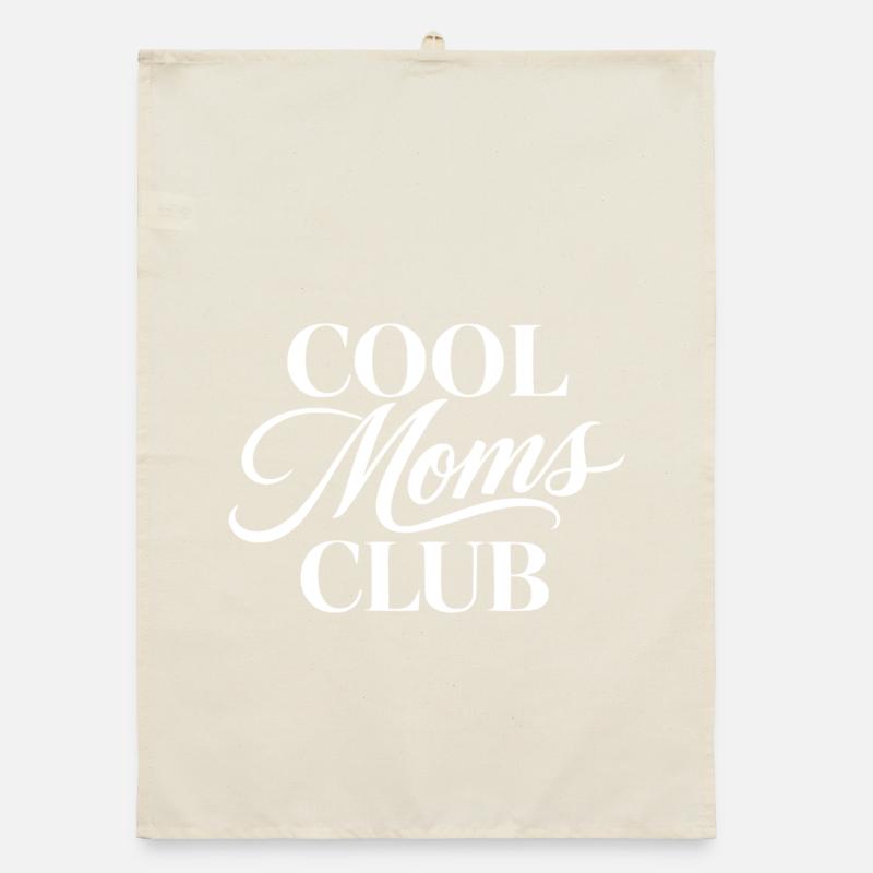 Cool Moms Club Muttertag Organic Geschirrtuch