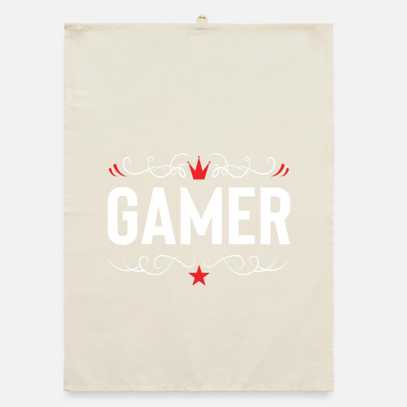 Gamer Beruf Organic Geschirrtuch