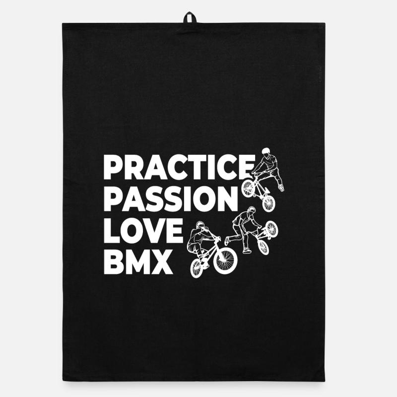 Drôle de slogan BMX Torchon bio
