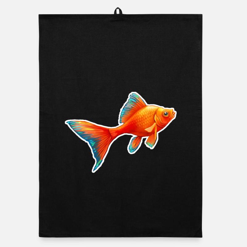 Goldfisch Nr.1 Organic Geschirrtuch