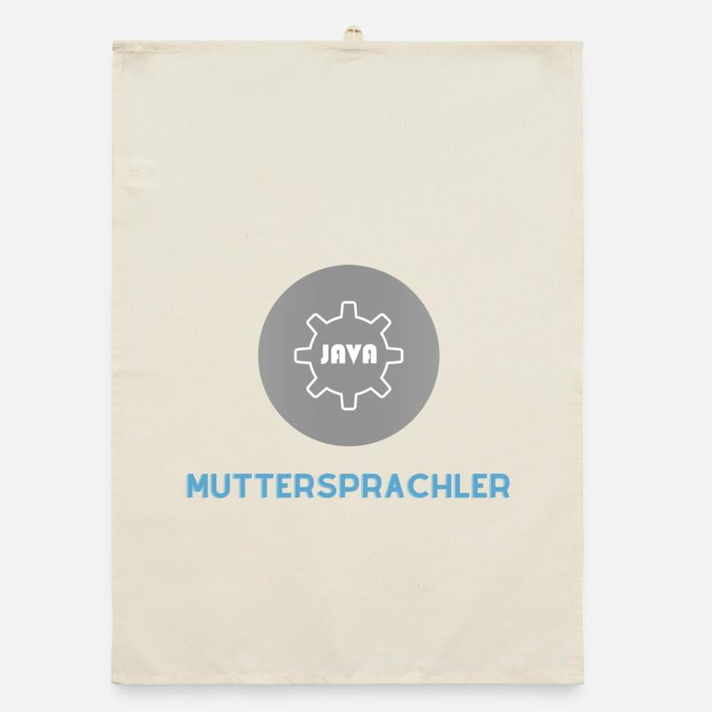 Muttersprachler: JavaScript Edition Organic Geschirrtuch