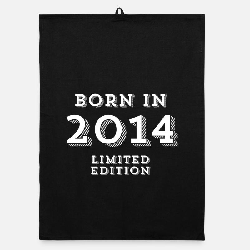 born in 2014, année de naissance, 2014 Torchon bio