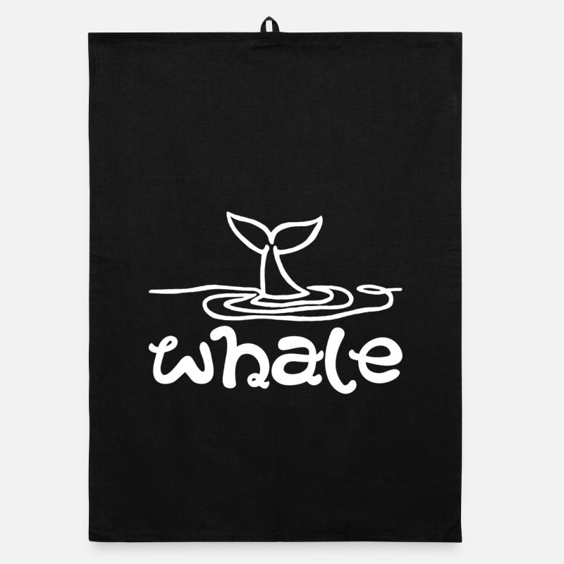 Le signe de la baleine Torchon bio