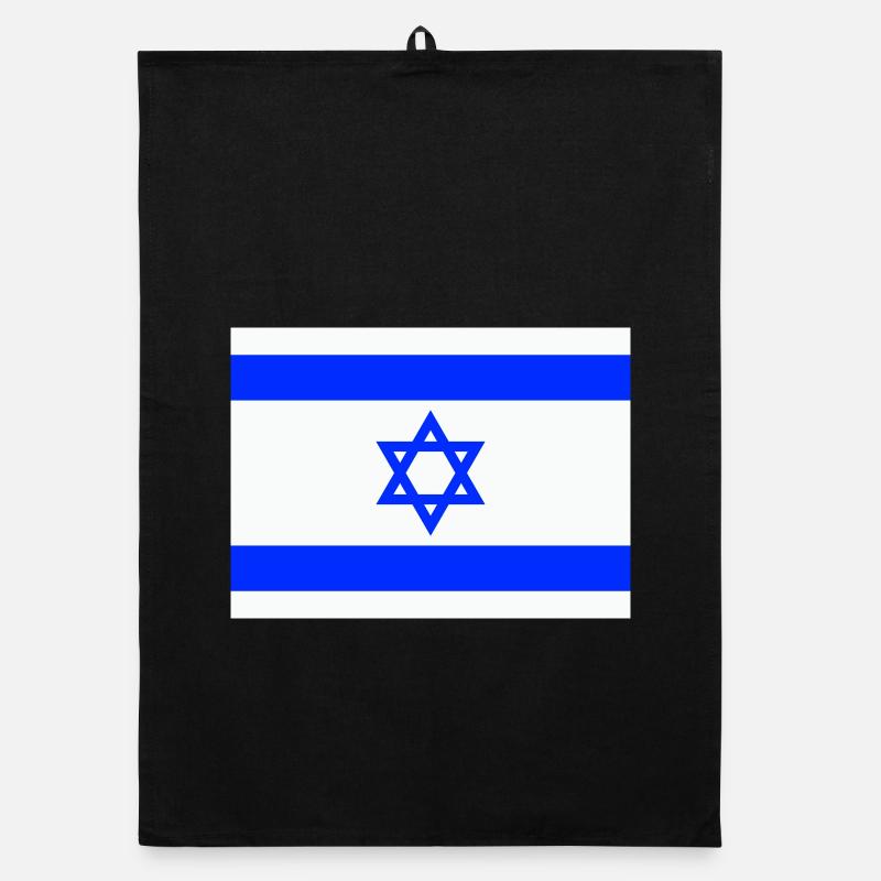 Drapeau d’Israël Drapeau Armoiries Etoile de David Jerusalen Torchon bio