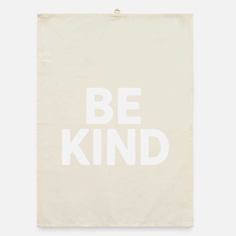 Be kind slogan plain Torchon bio