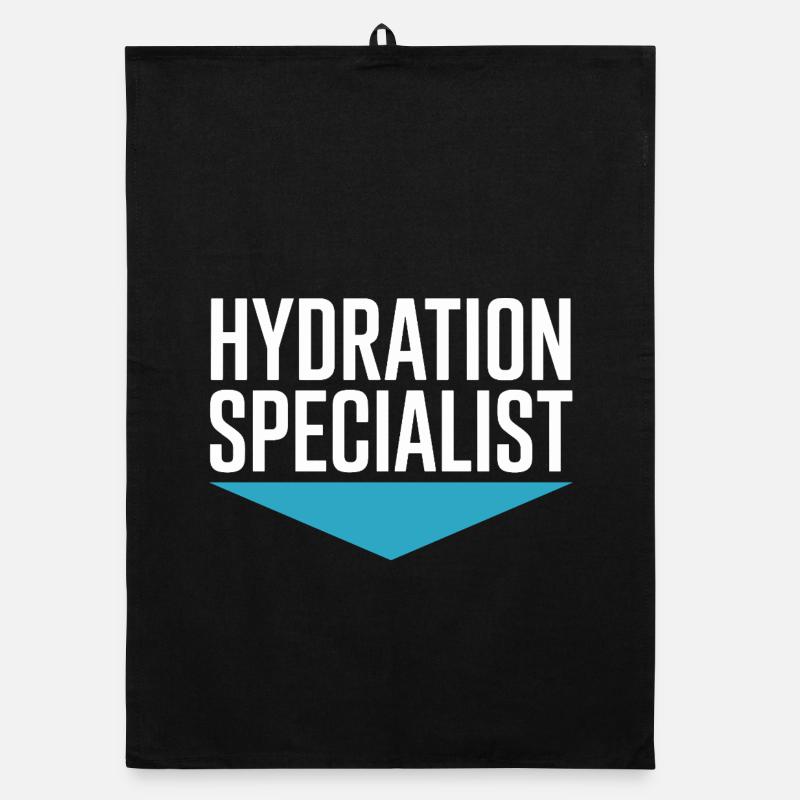 Hydration Specialist Hydrated Water Meme Organic dish towel