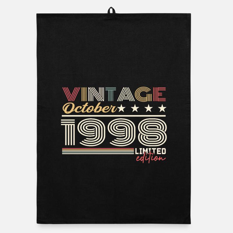 October 1998 Retro Anniversary 1998 October 1998 Organic dish towel