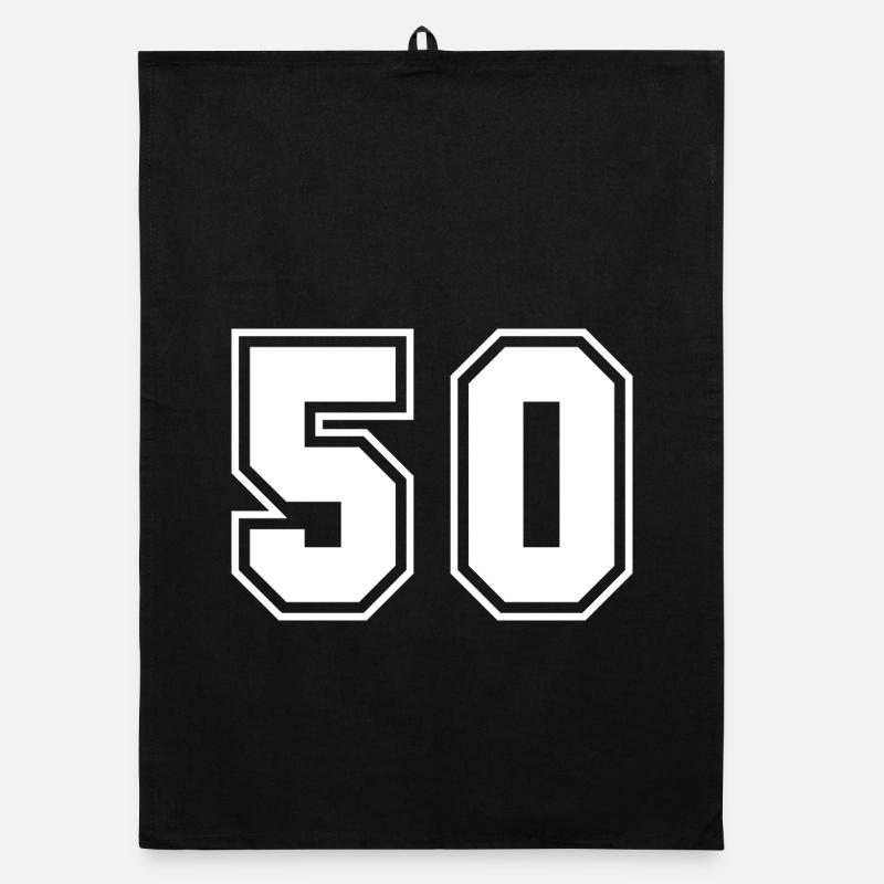 50 blocs style noir et blanc Torchon bio