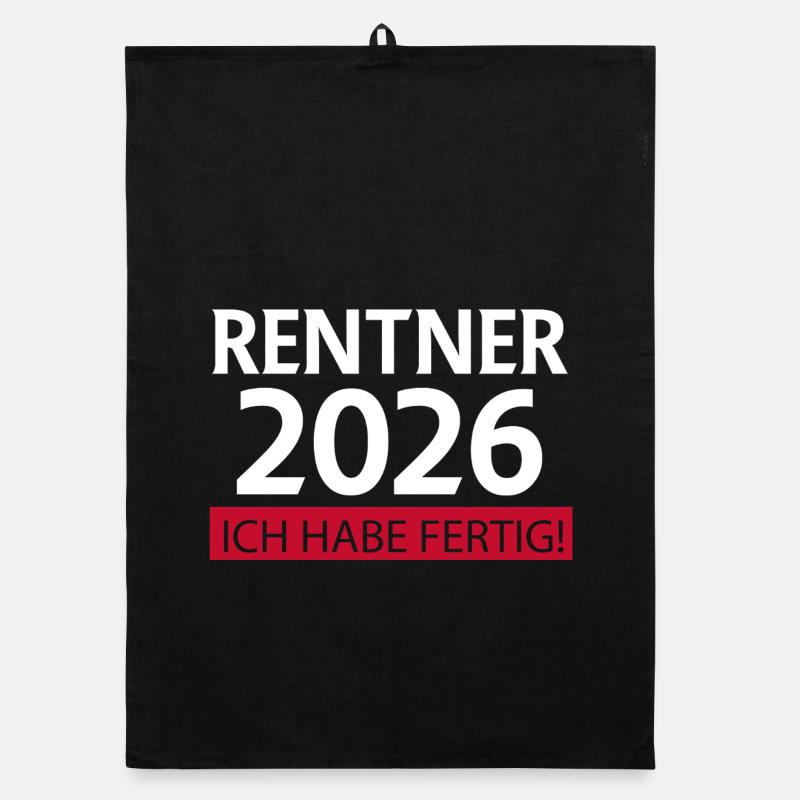 Retraite 2026 Drôle Torchon bio