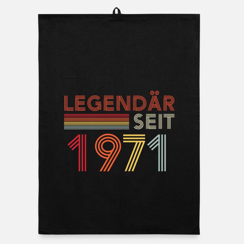 Legendär Seit 1971 Mann Geburtstag Organic Geschirrtuch