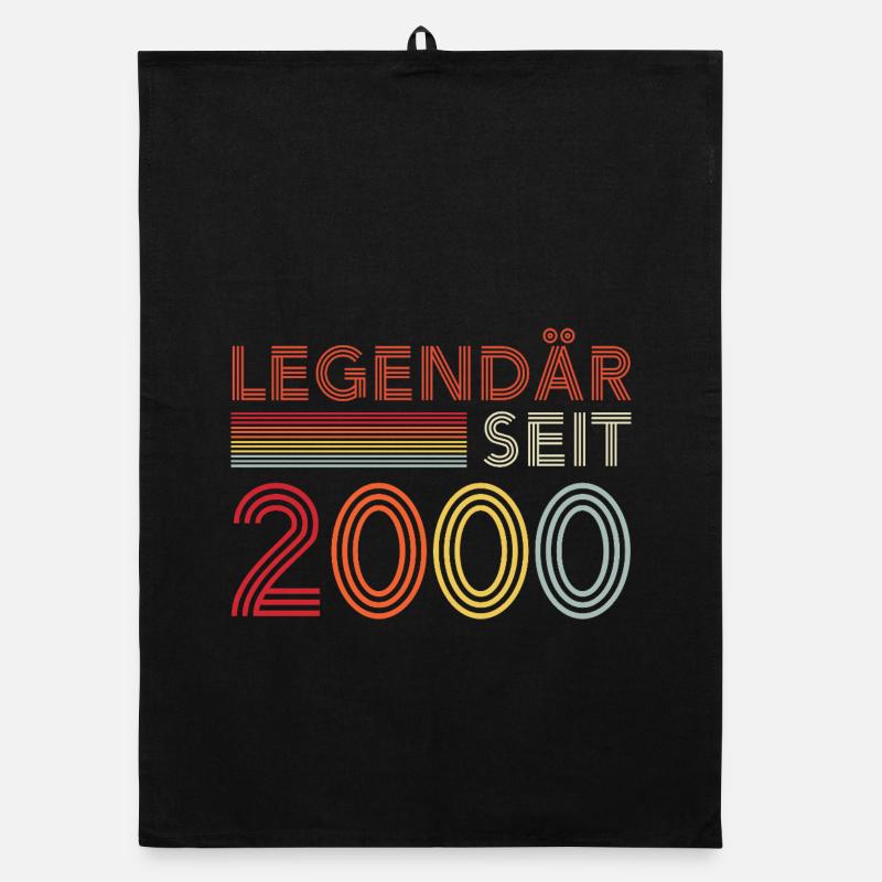 Legendary since 2000 Mann's birthday Organic dish towel