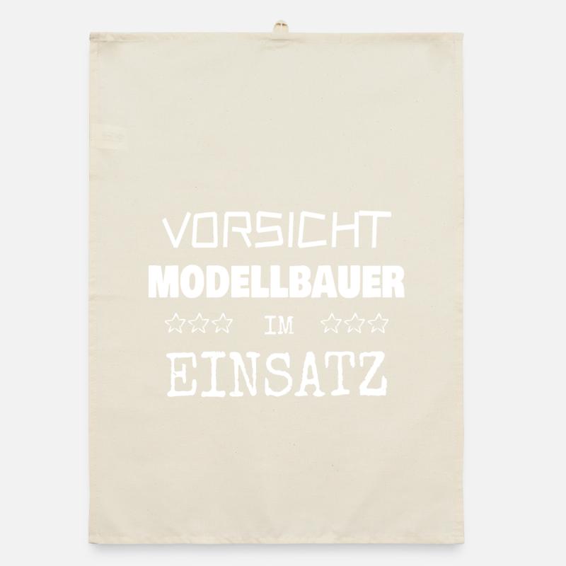 Modellbauer als Beruf Organic Geschirrtuch