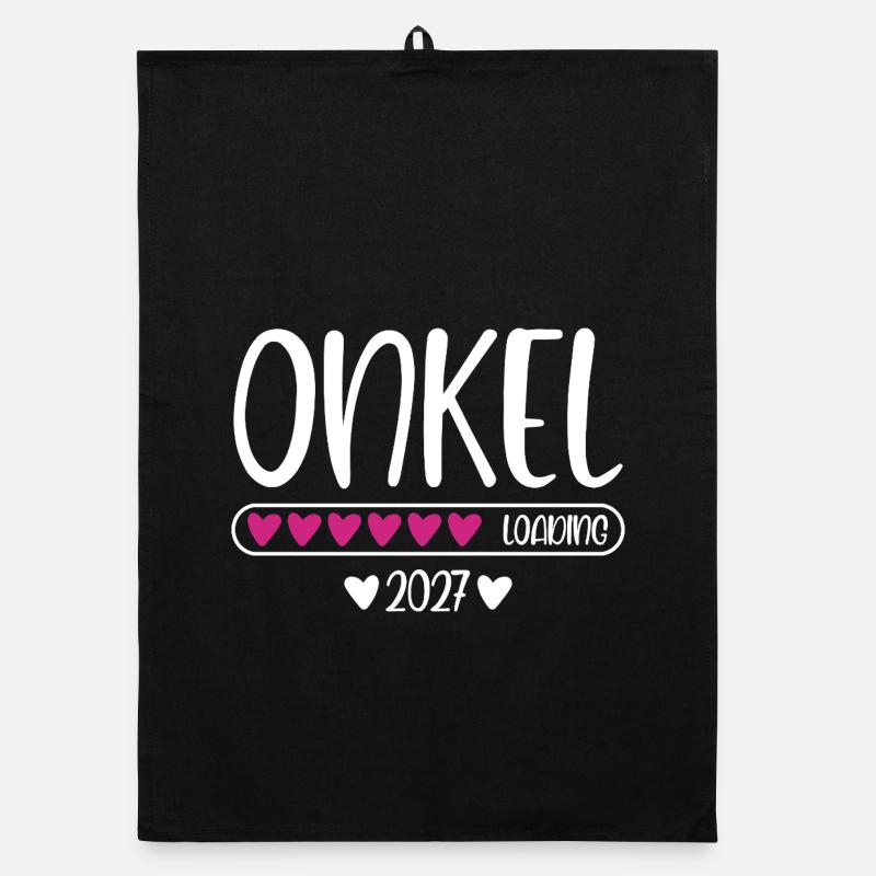 Uncle 2027 loading with hearts loading bar Organic dish towel