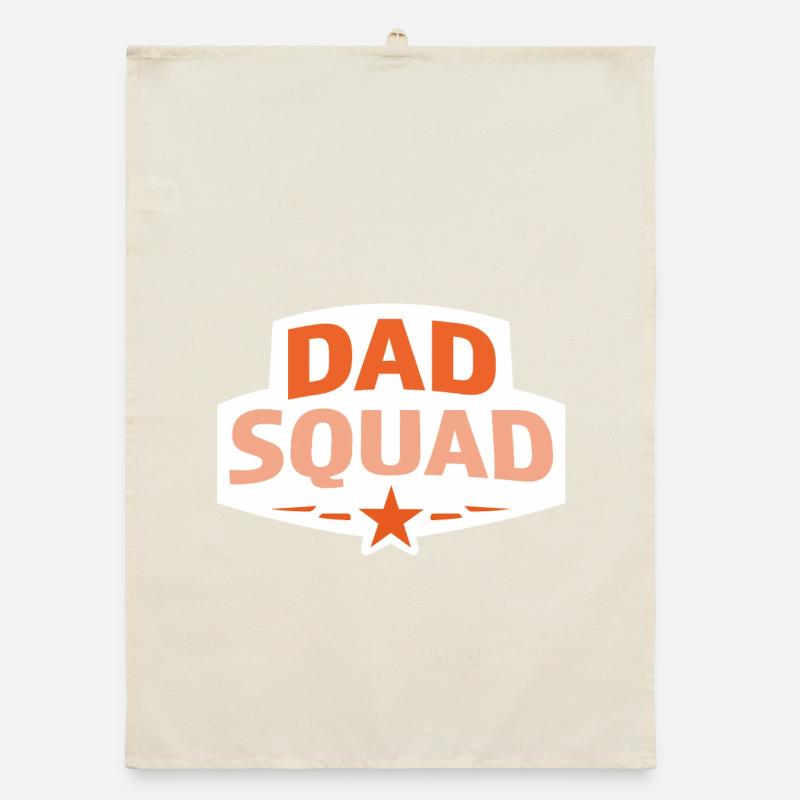 Dad squad  Organic dish towel