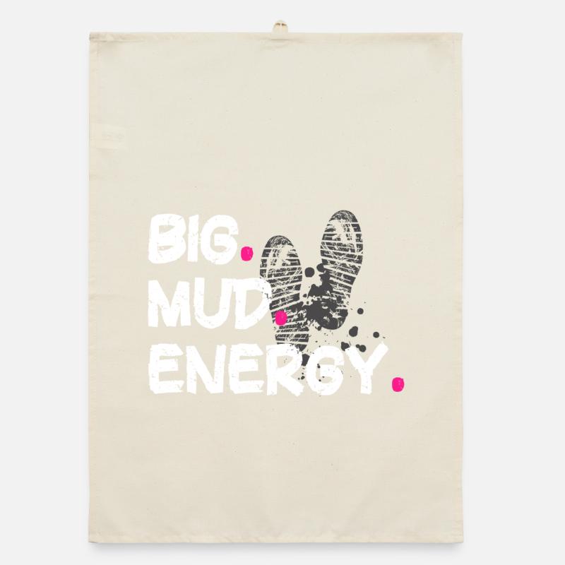 Grosse énergie boueuse Schlammlauf Course boueuse Torchon bio