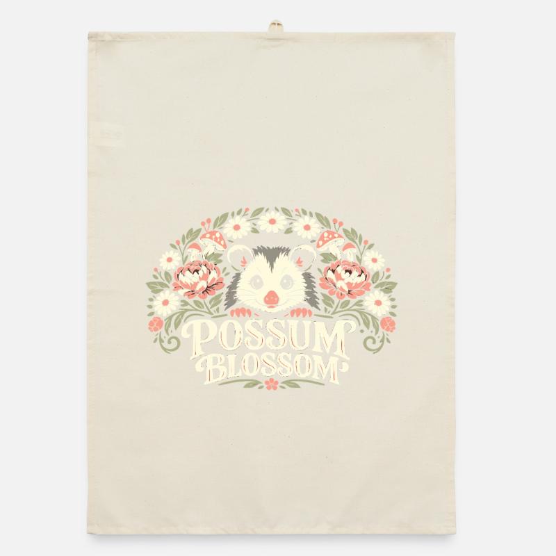 Possum Blossom Organic dish towel