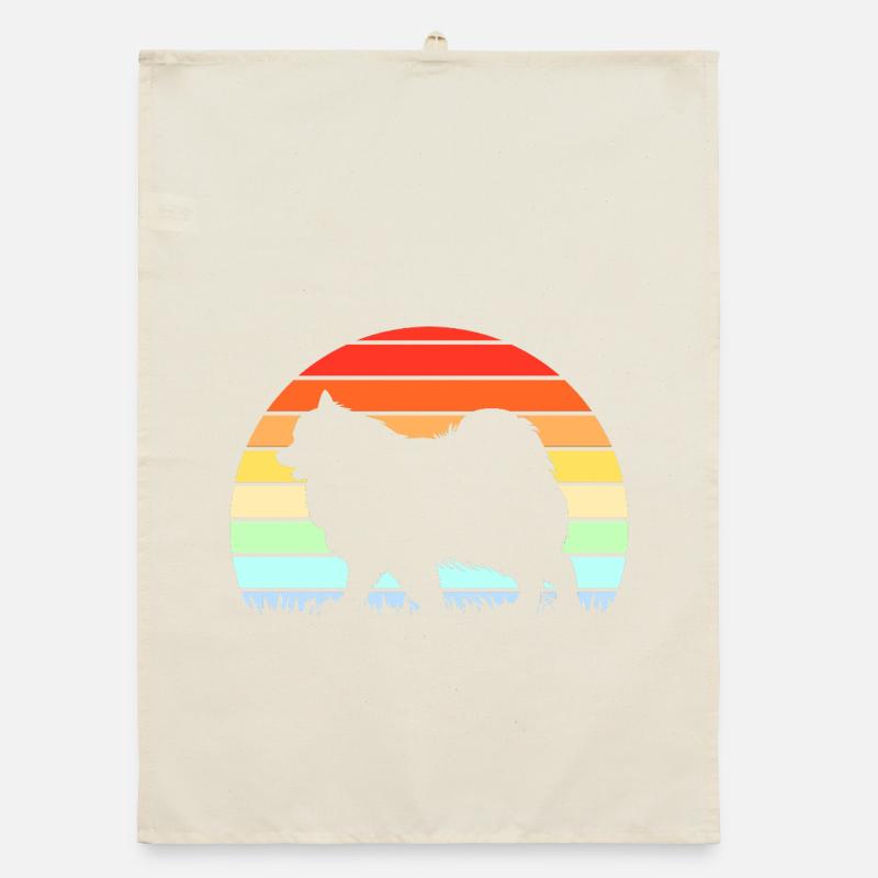 Samoyed Dog Samoyed Organic dish towel