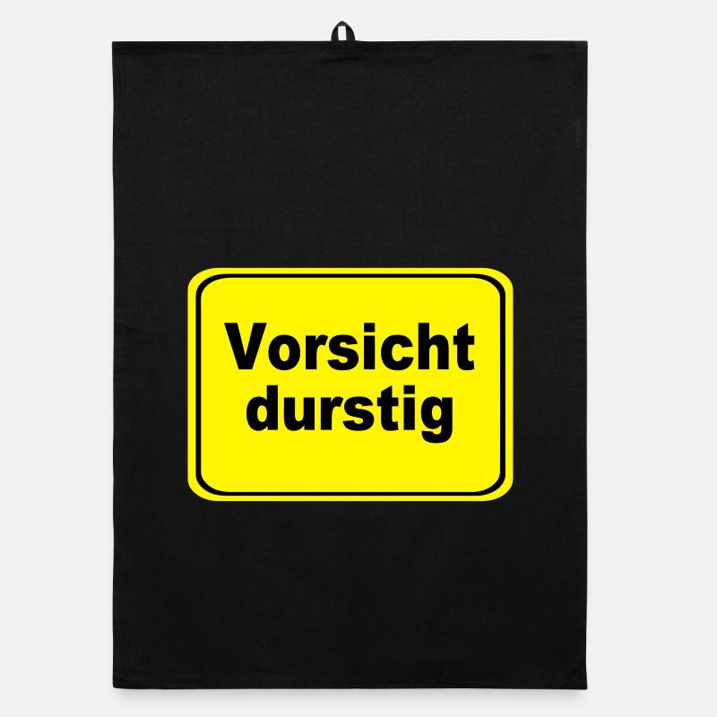 Vorsicht durstig Signet Organic Geschirrtuch