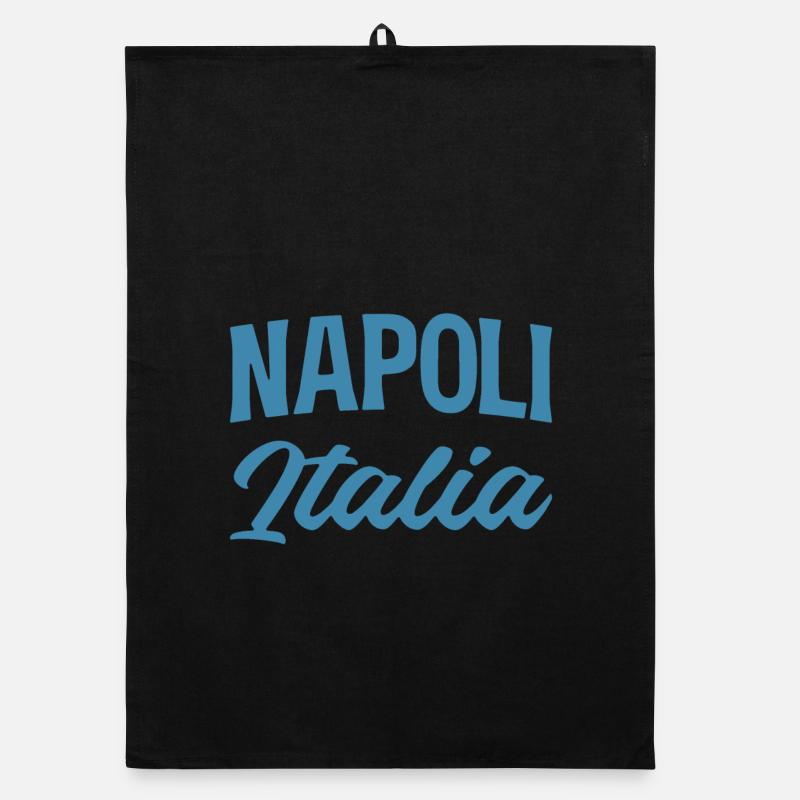 Napoli Italia Vintage Script Torchon bio