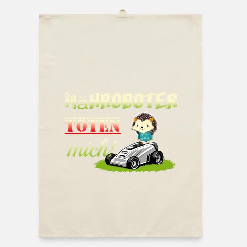 Robotic lawnmowers kill hedgehogs Organic dish towel