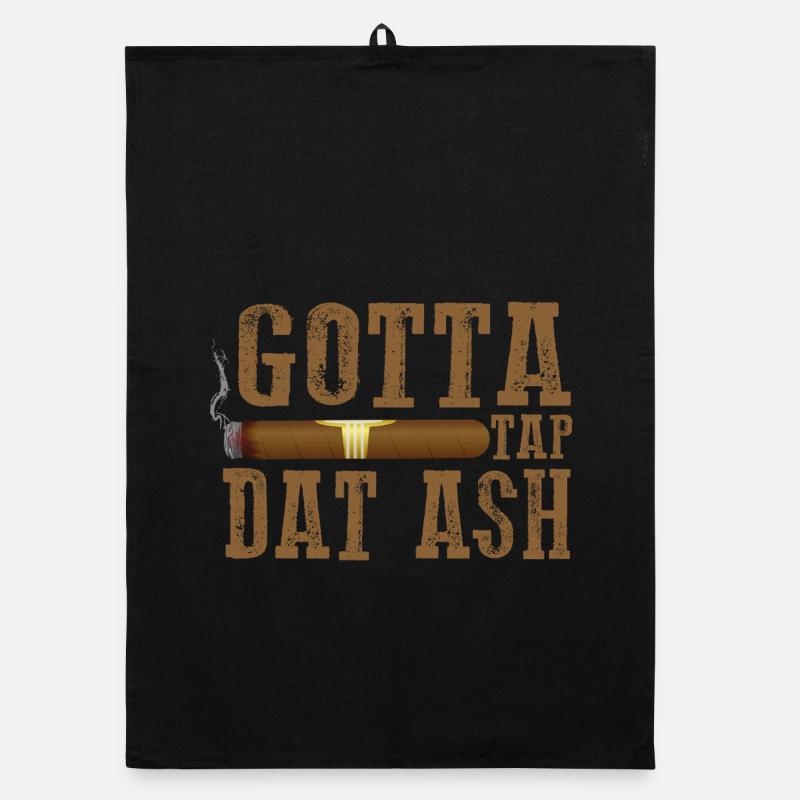 Gotta Tap Dat Dash Zigarrendesign Organic Geschirrtuch